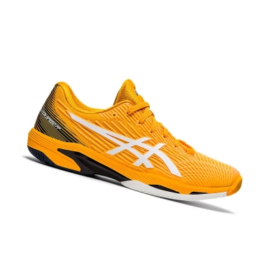 Amber / White Men's Asics SOLUTION SPEED FF 2 Tennis Shoes | US86253DI