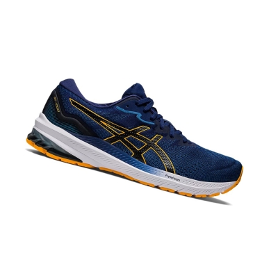 Azure / Black Men's Asics GT-1000 11 Running Shoes | US19863DT