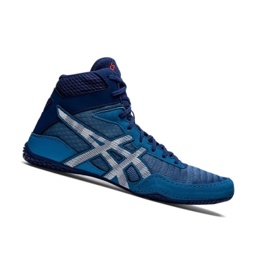 Azure / Deep Ocean Men's Asics MATCONTROL 2 Wrestling Shoes | US94675JO