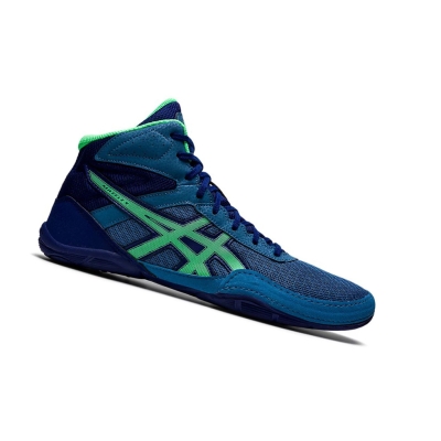 Azure / New Leaf Men's Asics MATFLEX 6 Wrestling Shoes | US38475OR