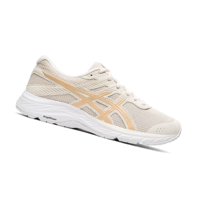 Beige Women's Asics GEL-CONTEND 6 Running Shoes | US50379KG