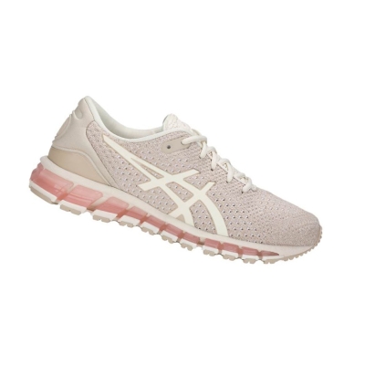 Beige Women's Asics GEL-Quantum 360 Kni Sneakers | US46791FJ