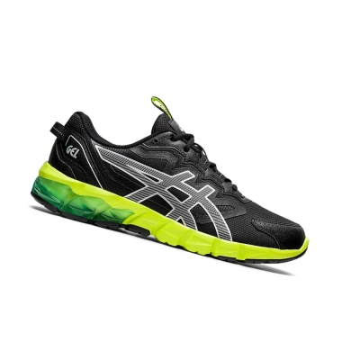 Black / Aizuri Blue Men's Asics GEL-QUANTUM 90 Sneakers | US58032EG