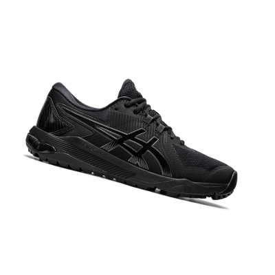 Black / Black Men's Asics GEL-COURSE GLIDE Golf Shoes | US92076AL