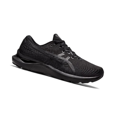 Black / Black Women's Asics GEL-CUMULUS 24 Running Shoes | US36182ZF