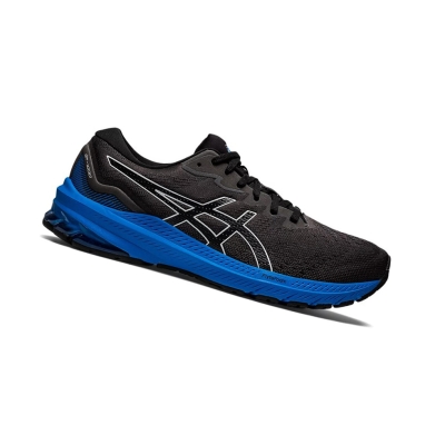 Black / Electric Blue Men's Asics GT-1000 11 Running Shoes | US08163BF