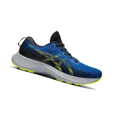 Black / Hazard Green Men's Asics GEL-NIMBUS LITE 3 Running Shoes | US37192ML