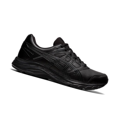 Black Men's Asics GEL-CONTEND 5 SL Running Shoes | US93576NL