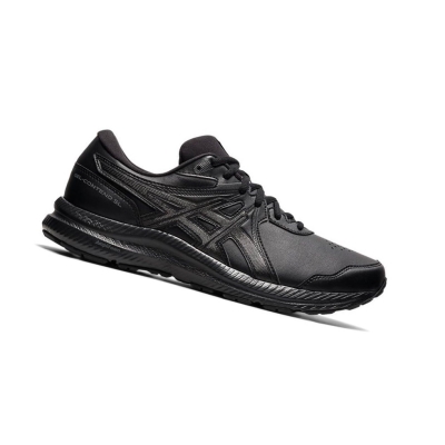 Black Men's Asics GEL-CONTEND SL Running Shoes | US37925YR