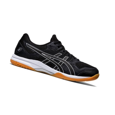 Black Men's Asics GEL-FURTHER UP Volleyball Shoes | US49178PW