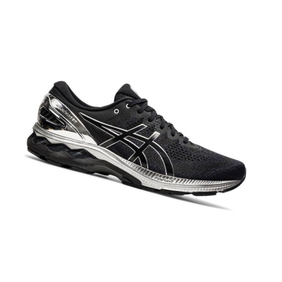 Black Men's Asics GEL-KAYANO 27 PLATINUM Running Shoes | US07852NY