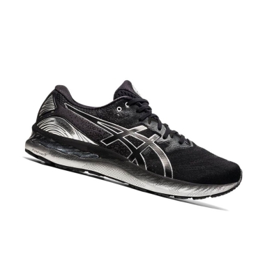 Black Men's Asics GEL-NIMBUS 23 PLATINUM Running Shoes | US69420KD