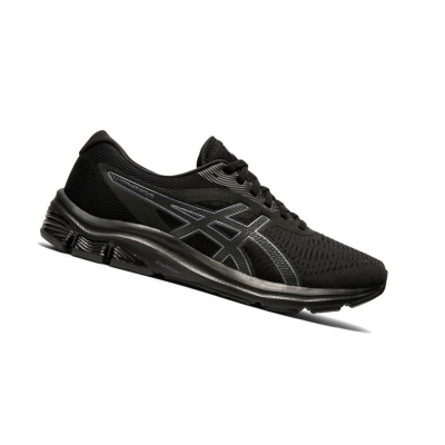 Black Men's Asics GEL-PULSE 12 Running Shoes | US65437ET