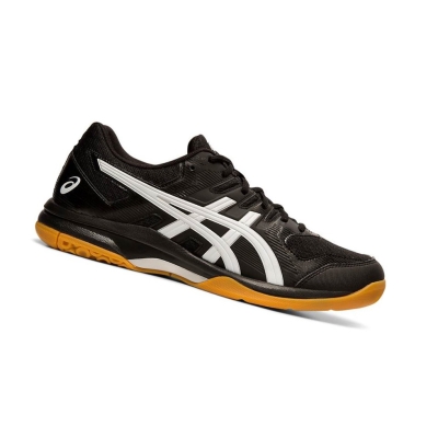 Black Men's Asics GEL-ROCKET 9 Volleyball Shoes | US97563OY