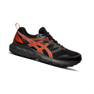 Black Men's Asics GEL-SONOMA 6 G-TX Trail Running Shoes | US83069XN