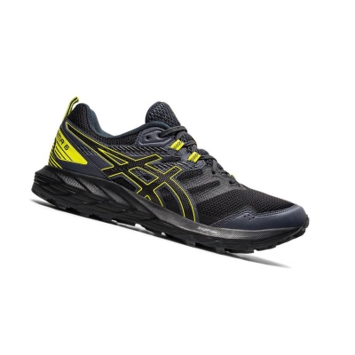 Black Men's Asics GEL-SONOMA 6 Trail Running Shoes | US64257CY