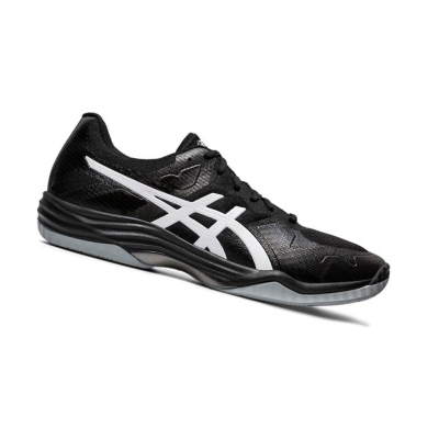 Black Men's Asics GEL-TACTIC 2 Volleyball Shoes | US84190PJ