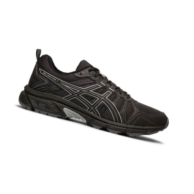 Black Men's Asics GEL-VENTURE 7 Trail Trail Running Shoes | US39162KV