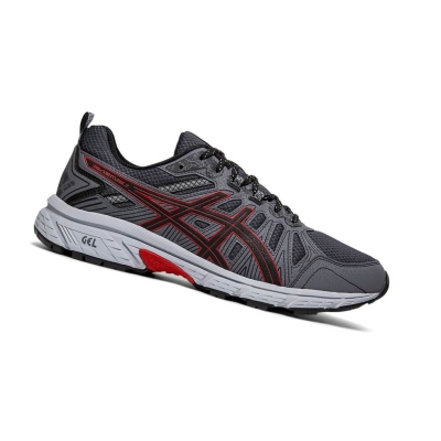 Black Men's Asics GEL-VENTURE 7 Trail Trail Running Shoes | US80729PZ