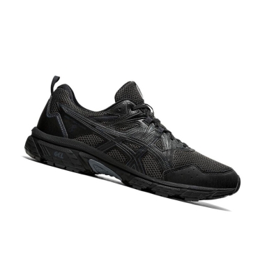 Black Men's Asics GEL-VENTURE 8 Extra Wide Trail Running Shoes | US03972IM