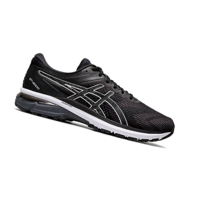 Black Men's Asics GT-2000 8 Extra Wide Running Shoes | US82514LZ