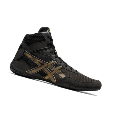 Black Men's Asics MATCONTROL 2 Wrestling Shoes | US26183XF