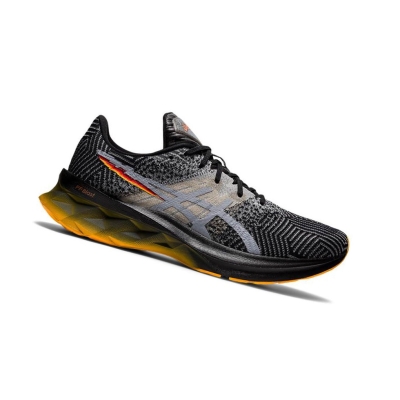 Black Men's Asics NOVABLAST Running Shoes | US32597TE