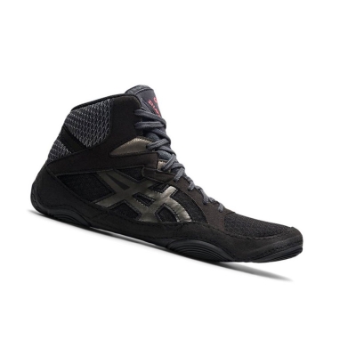 Black Men's Asics SNAPDOWN 3 Wrestling Shoes | US65389LG