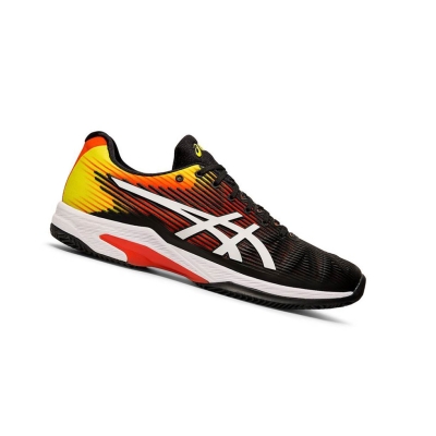 Black Men's Asics SOLUTION SPEED FF CLAY Tennis Shoes | US87094GR