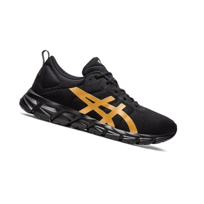 Black / Pure Gold Men's Asics GEL-QUANTUM LYTE Sneakers | US16872EV