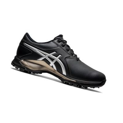 Black / Pure Silver Men's Asics GEL-ACE PRO M Golf Shoes | US80563WV