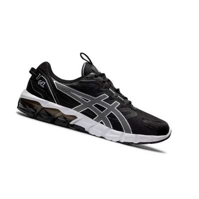 Black / Pure Silver Men's Asics GEL-QUANTUM 90 Sneakers | US37845WM