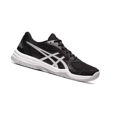 Black / Pure Silver Women's Asics UPCOURT 5 Volleyball Shoes | US07138ZP