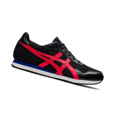 Black / Red Men's Asics TIGER RUNNER Sneakers | US49752OX