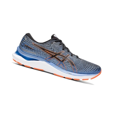 Black / Shocking Orange Men's Asics GEL-CUMULUS 24 Running Shoes | US61947XC