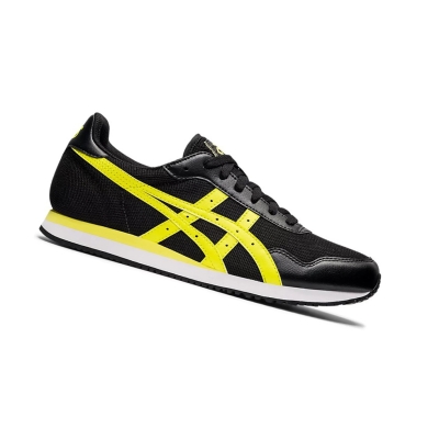 Black / Sour Yuzu Men's Asics TIGER RUNNER Sneakers | US62079KQ