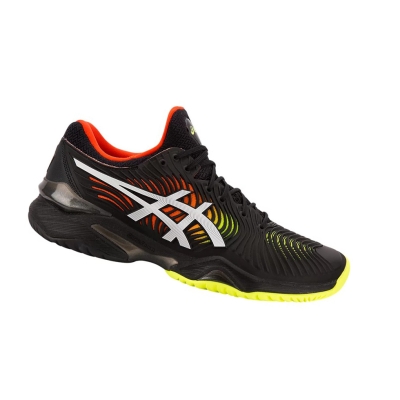 Black / White Men's Asics COURT FF 2 Tennis Shoes | US09532YH