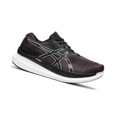 Black / White Women's Asics GlideRide 3 Running Shoes | US17083FI