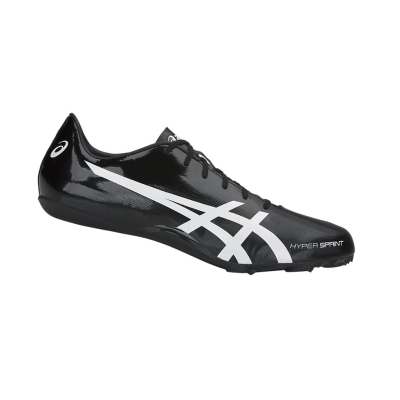 Black / White Women's Asics Hyper Sprint 7 Track Shoes | US19467JY