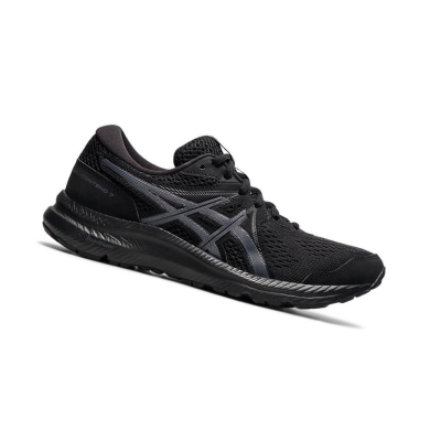 Black Women's Asics GEL-CONTEND 7 Running Shoes | US06159DJ