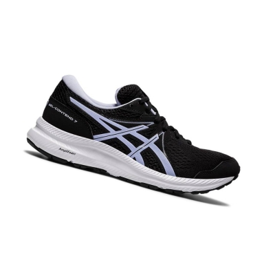 Black Women's Asics GEL-CONTEND 7 Running Shoes | US10826NA