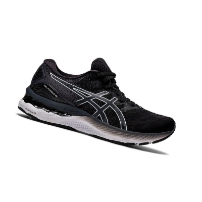 Black Women's Asics GEL-NIMBUS 23 Wide Running Shoes | US90468RV