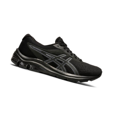 Black Women's Asics GEL-PULSE 12 Running Shoes | US35897RS