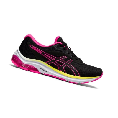 Black Women's Asics GEL-PULSE 12 Running Shoes | US78402AH