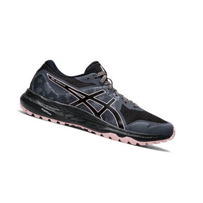 Black Women's Asics GEL-SCRAM 6 Trail Running Shoes | US14870QJ