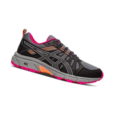 Black Women's Asics GEL-VENTURE 7 Trail Trail Running Shoes | US08172JL