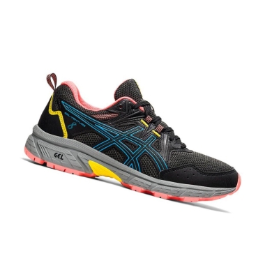 Black Women's Asics GEL-VENTURE 8 Trail Running Shoes | US87613PU