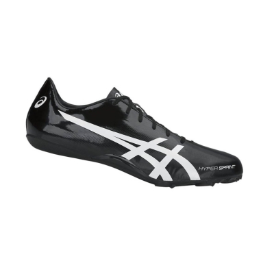 Black Women's Asics HYPERSPRINT 7 Track Shoes | US54213NK