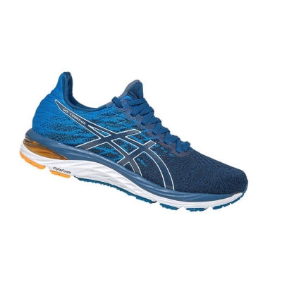 Blue Men's Asics GEL-CUMULUS 21 Knit Running Shoes | US15608VY