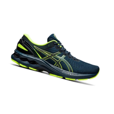 Blue Men's Asics GEL-KAYANO 27 LITE-SHOW Running Shoes | US47593KG